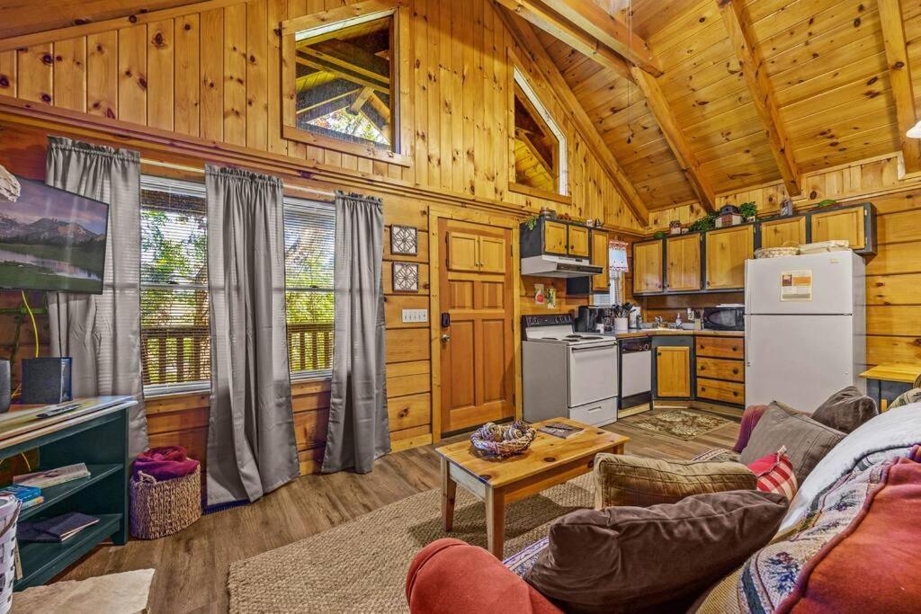 Do Not Disturb - Pigeon Forge Smoky Mountain Studio Cabin, Hot Tub, Fireplace Kültér fotó