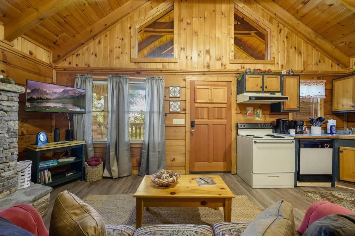 Do Not Disturb - Pigeon Forge Smoky Mountain Studio Cabin, Hot Tub, Fireplace Kültér fotó