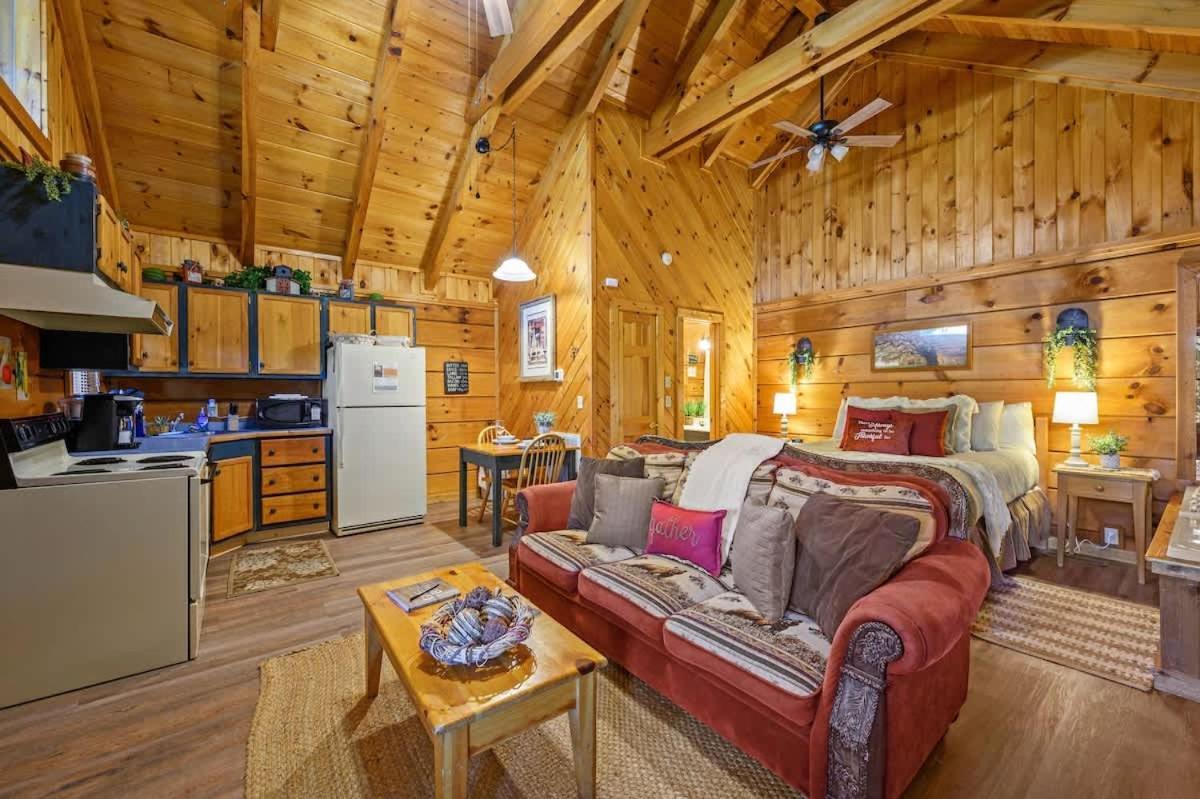 Do Not Disturb - Pigeon Forge Smoky Mountain Studio Cabin, Hot Tub, Fireplace Kültér fotó